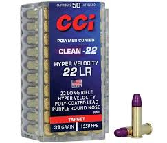 Патрон нарізний CCI 22 LR Clean22 Hyper Velocity 31Gr (2,01 г) - фото