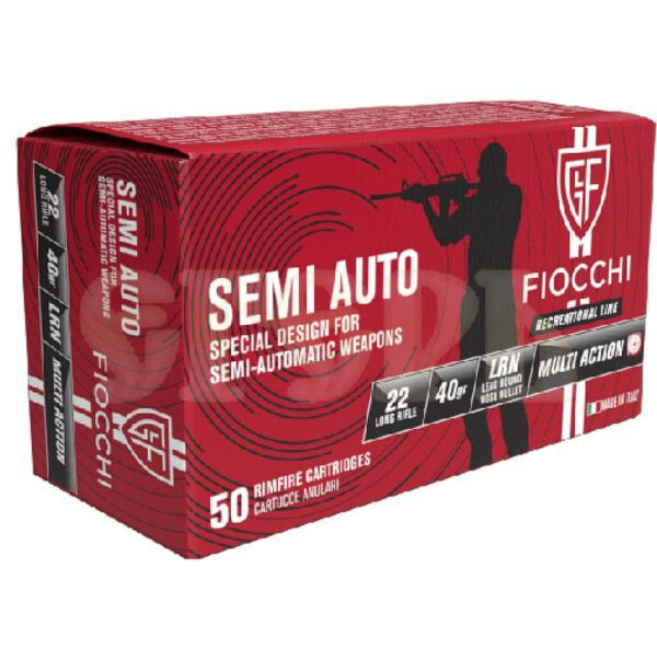 Патрон нарізний Fiocchi Semi Auto 22LR, LRN 40GR (2,59 г), 380 м/с - фото №3