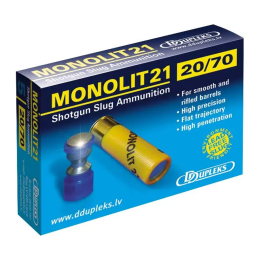Патрон 20x70 D.Dupleks Monolit 21