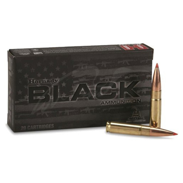 Патрон наріз 300 Hornady Black Whisper/Blackout куля А-Max - фото