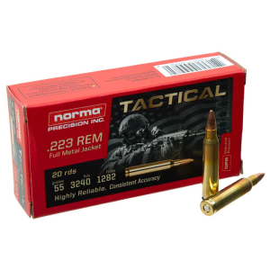 Патрон наріз.223 Norma Tactical FMJ 55rp. - фото