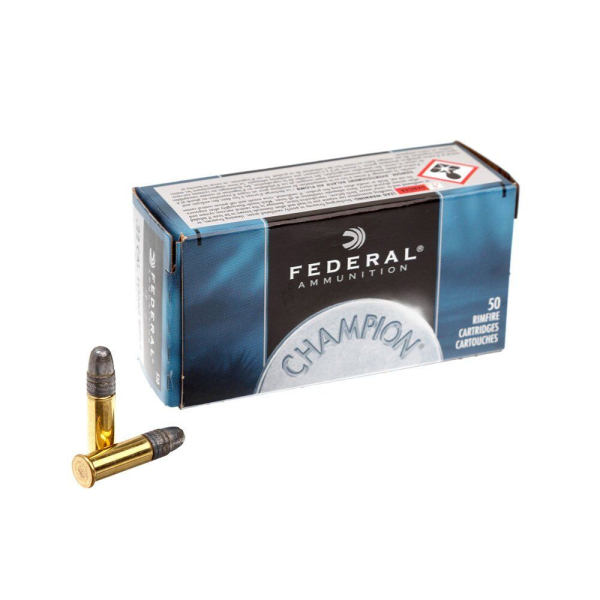 Патрон нарізний 22 LR Federal Champion LRN .40GR - фото