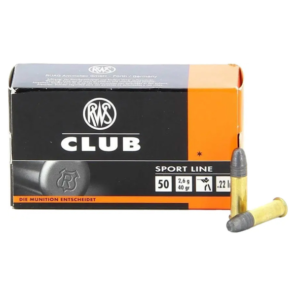 Патрон нарізний 22LR RUAG Club куля RN 40гр - фото