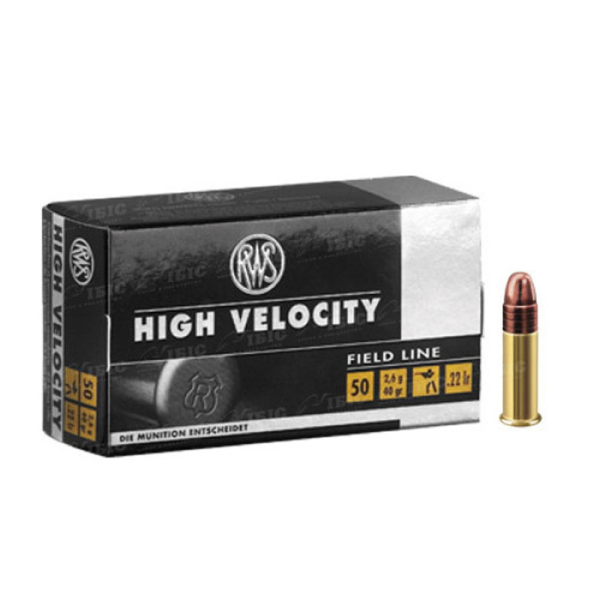 Патрон нарізний 22LR RUAG RWS High Velosity HP куля LRN 40rp - фото