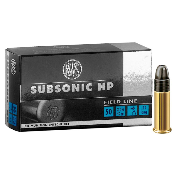 Патрон нарізний 22LR RUAG RWS Sabsonic HP куля 40rp - фото