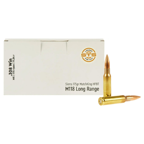 Патрон нарізний 308 Win SIERA mk 175gr 11.34rp - фото
