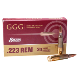 Патрон нарізний GGG k.223 Rem 69g SIERRA