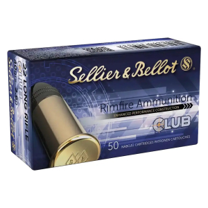 Патрон нарізний Seller & Bellot Club 22 LR куля LRN 40 гр - фото