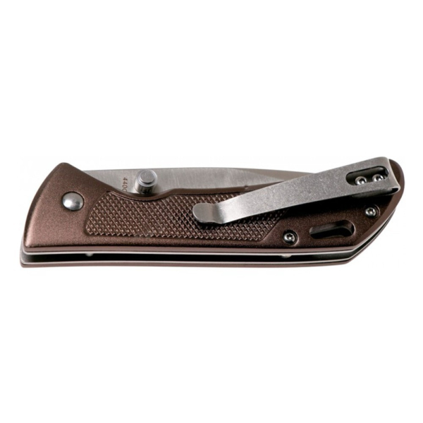 Ніж Boker Magnum Advance Checkering Dark Bronze - фото №2