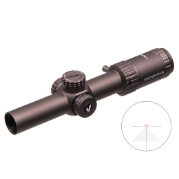 Приціл оптичний Vector Optics S6 1-6X24 (30 мм) Illum. SFP FDE