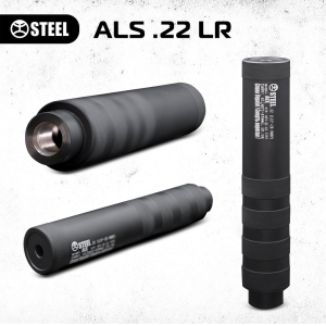 Глушник / Саундмодератор STEEL ALS 22 1/2*28 - фото