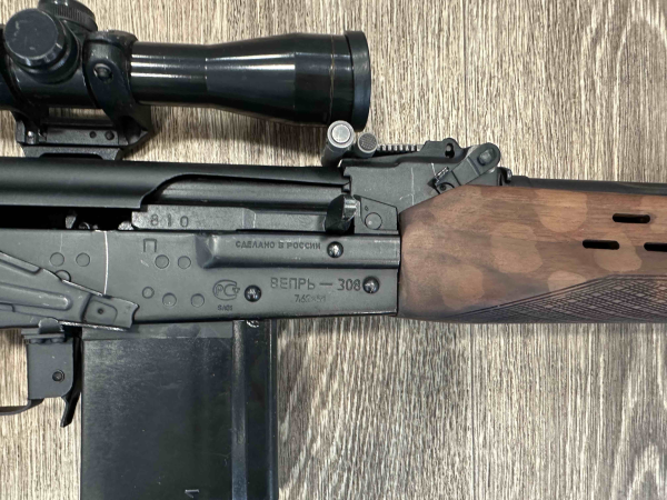 Мисливський нарізний карабін комісійний "Вепрь-308" 7,62*51 + приціл - фото №2