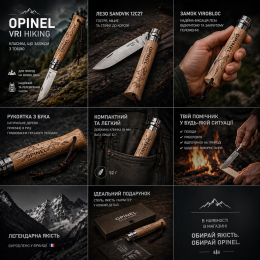Ніж Opinel №8 VRI Inox Hiking